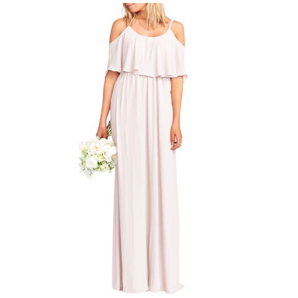 Show Me Your MuMu Caitlin Ruffle Maxi Dress S NWOT - Picture 11 of 12